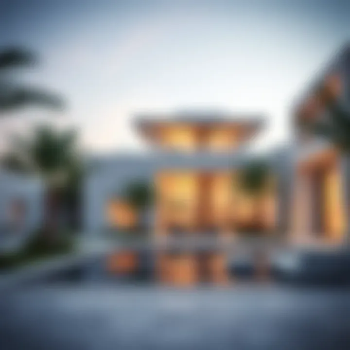 Modern villas in Al Dhaher Al Ain reflecting contemporary architecture