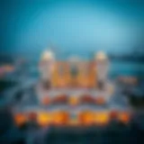 Aerial view of Al Khail Gate showcasing its architectural beauty