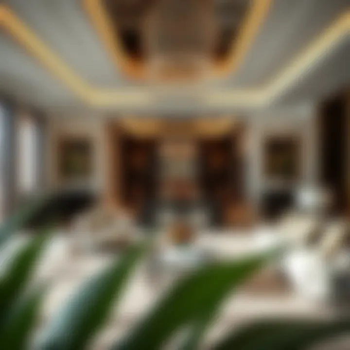 Luxurious interiors of a residence in Al Khail Gate