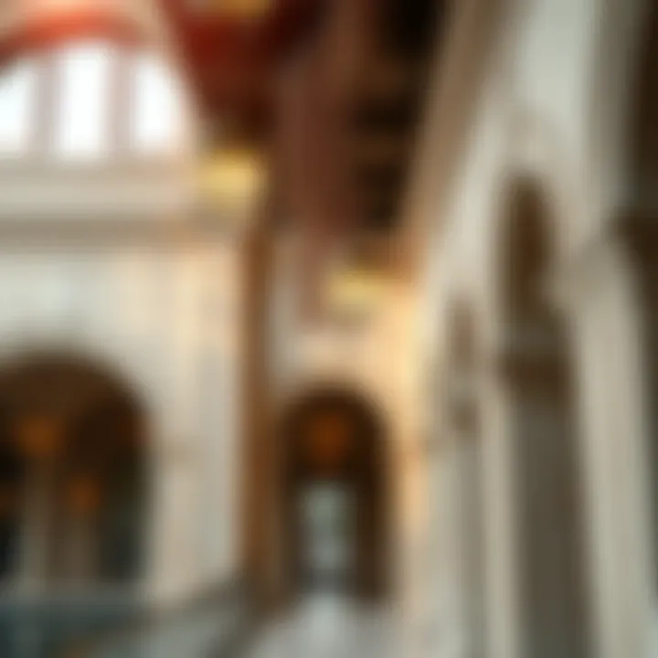 Close-up of architectural details in Al Mamsha Alef
