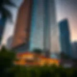 Stunning exterior view of Al Wasl Building showcasing its modern architecture
