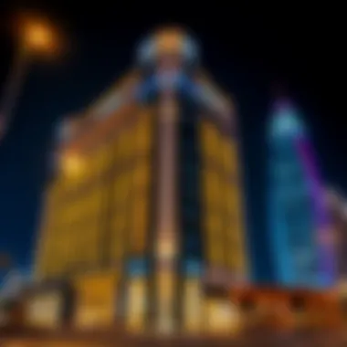 Al Wasl Building at Night Nighttime illumination of Al Wasl Building highlighting its grandeur