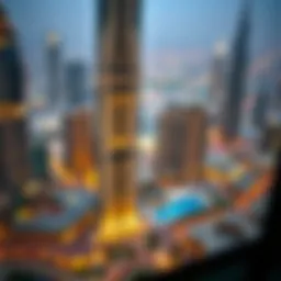 Stunning view of Burj Khalifa's residential floors