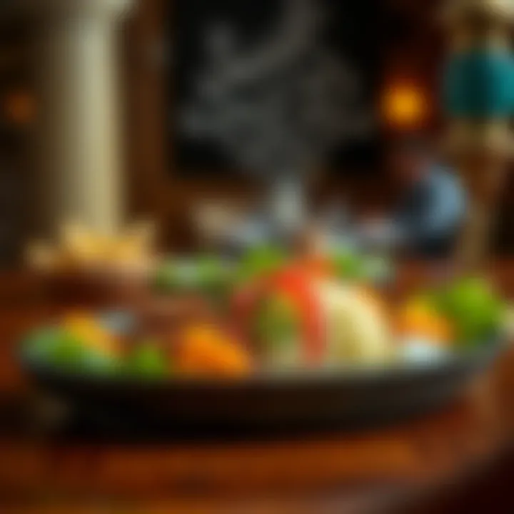 A vibrant dish showcasing traditional Emirati cuisine