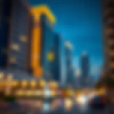 Strategic Location of Al Garhoud Business Center Map highlighting the strategic location of Al Garhoud Business Center in Dubai
