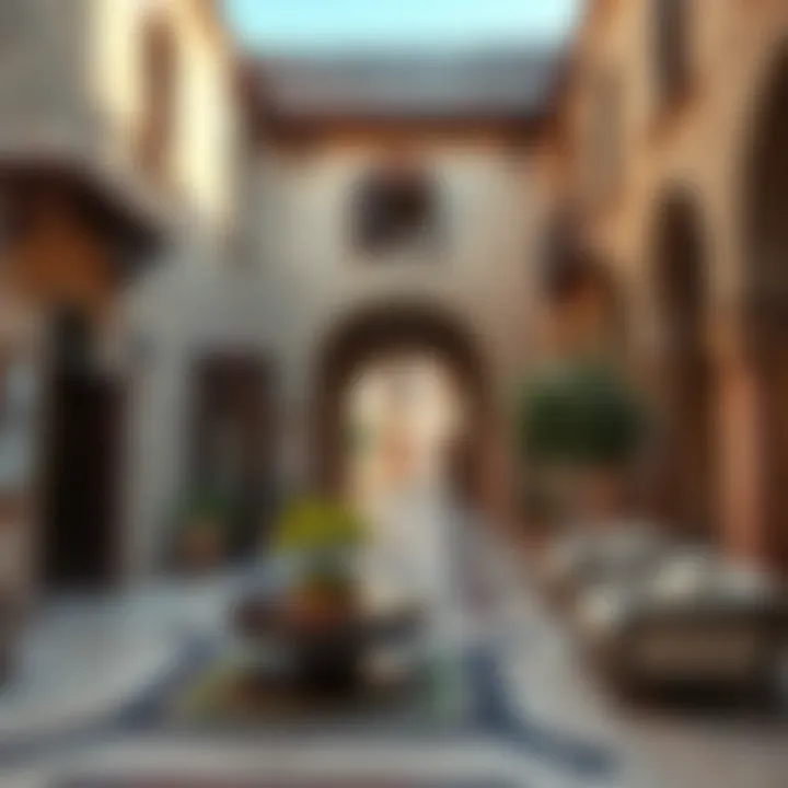 Historical context of برجيل النجده with traditional elements