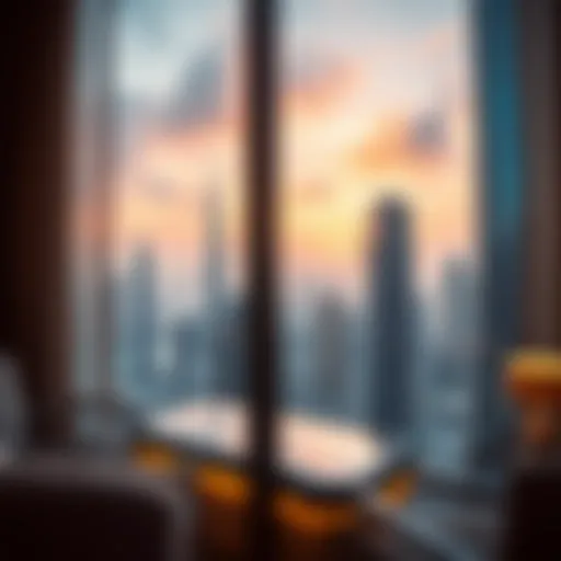 A stunning view of Dubai's skyline showcasing luxury apartments