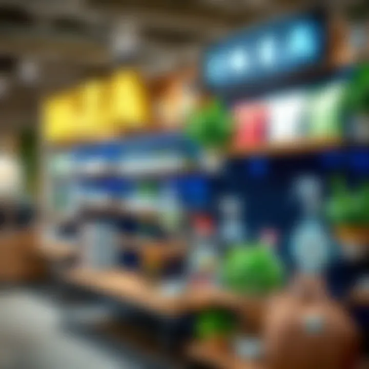 Sustainable product display at IKEA DIFC highlighting eco-friendly options