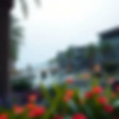 Lush Landscaping and Water Features Lush landscaping and serene water features of Jumeirah Islands