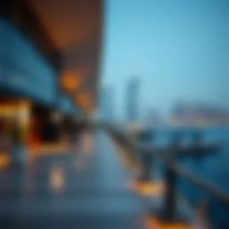 Stunning architectural design of Dubai's waterfront promenade