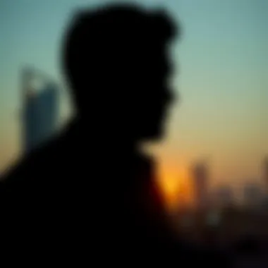 A silhouette of a property investor contemplating a purchase
