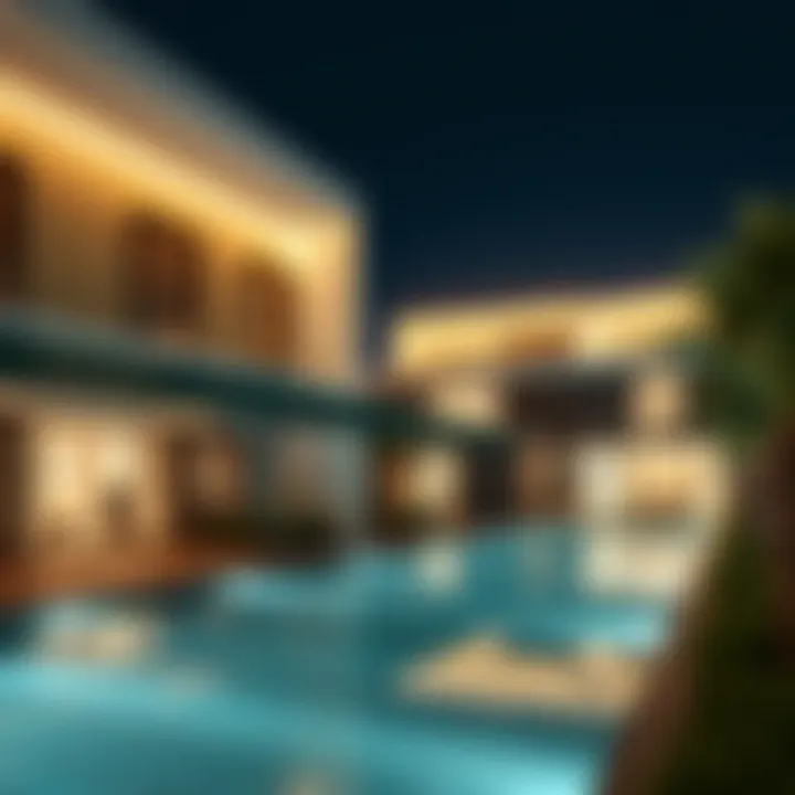 Modern residential development showcasing innovative architecture