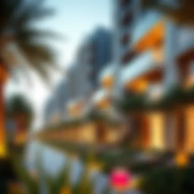 Innovative Design in Dubai's Housing Modern architecture reflecting the concept of park horizon in residential areas