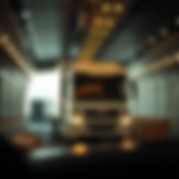 Transport vehicle ready for relocation services