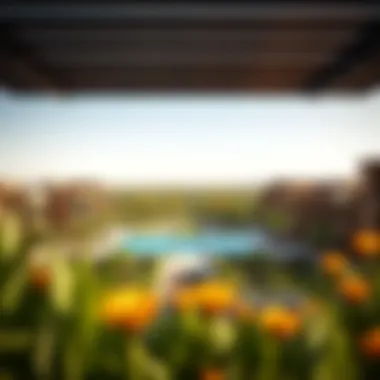 Serenity Mansions surrounded by lush greenery and scenic landscapes