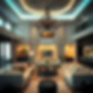 Interior Luxury of Serenity Mansions Luxurious living space within Serenity Mansions highlighting premium finishes
