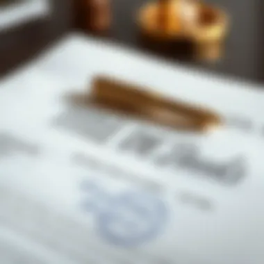 Understanding the Importance of Title Deeds A close-up of a title deed document with legal stamps and signatures